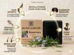 Glow Vatika_Shuddh Prakrutik Rosemary Luxury Shampoo Bar, Natural Herbal Ayurvedic Formula, Hair Fall Control, Dandruff Remover, 100g (PACK OF 1) - Image 3