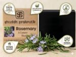 Glow Vatika_Shuddh Prakrutik Rosemary Luxury Shampoo Bar, Natural Herbal Ayurvedic Formula, Hair Fall Control, Dandruff Remover, 100g (PACK OF 1) - Image 4