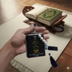 Haj Umrah Dua Card & Ziyarat Guide Book Keychain with Tawaf Tasbih Beads, Islamic Hadya Gift |Portable| 35 Pgs - Image 3