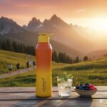Rush Dual Shade 1000ml Stainless Steel Water Bottle, Single Wall Wide Mouth 1L Bottle for Office, Gym, School & Yoga, Leakproof Lightweight Fridge Bottle for Men & Women (Yellow Orange) - Image 4