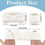 Spa Headband and Wristband Set – Soft, Absorbent, and Adjustable Hair Band & Wristband for Facials, Skincare, Washing Face, and Makeup Application - Image 3