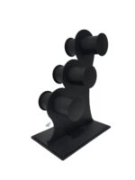 DSS 3 Roll Black Plastic Bangle Display Stand - Image 3