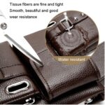 Unisex Waist Bag | Travel Pouch, Passport Holder | Perfect for Hiking, Walking, Travelling | Lightweight Crossbody Chest Bag for Men and Women (Brown) - Image 6