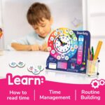 Smartivity DIY Interactive Clock with Stationary Organiser for Kids Ages 6-12 | Features an Infinity Calendar | Birthday Gift for Boys & Girls | Educational Toy - Image 3