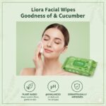 Liora Wet Wipes, Daily Cleansing, Refreshing & Moisturizing Facial Wipes | Aloe Vera Enriched | Rose, Lavender, Watermelon & Cucumber | Anti-Acne, Biodegradable | 25 Wipes Each, Pack of 12 (300 Wipes) - Image 6