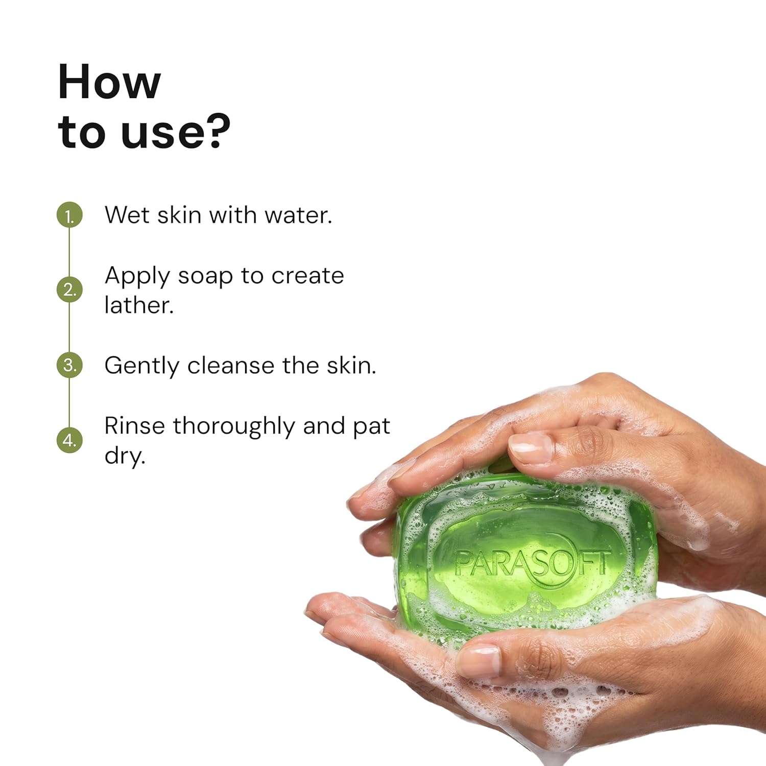 Parasoft Glycerine & Aloe Vera Translucent Bathing Bar 100g (2 Pack) | moisturising soap for soft skin | gentle daily cleansing bar | non-drying formula | for all skin types - Image 7