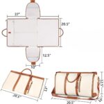 2-in-1 Convertible Garment Duffle Bag with Shoe Pouch - Weekender Travel Bag (Pack of 1) - Image 4