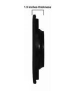 Shiv Shakti Traders Clock Wall Clock Stylish Plastic Wall Clock Black Color 10X10 Inch (Islamic Clock_02) - Image 4