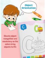 ABC Colouring Book for Kids 3+ Years | Practice & Learn to Draw & Colour Alphabets | First Coloring Book for Toddlers, Nursery, Pre School Children - Image 5
