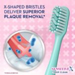 Oral-B Sensitive X Deep Clean Ultra Soft Manual Ttoothbrush For Adults with X filament Technology, Gentle & Deep Clean Between Teeth, Multicolour, Oral B Dentist Recommended Brand (Pack of 2) - Image 4