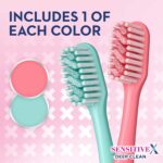 Oral-B Sensitive X Deep Clean Ultra Soft Manual Ttoothbrush For Adults with X filament Technology, Gentle & Deep Clean Between Teeth, Multicolour, Oral B Dentist Recommended Brand (Pack of 2) - Image 7