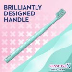 Oral-B Sensitive X Deep Clean Ultra Soft Manual Ttoothbrush For Adults with X filament Technology, Gentle & Deep Clean Between Teeth, Multicolour, Oral B Dentist Recommended Brand (Pack of 2) - Image 8
