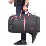 ROZEN Overnight Travel Duffel Weekender Polyester Bag for Men, Women 75L (Grey) - Image 6
