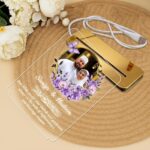 Personalized Islamic LED Lamp Couple Photo Umrah Mubarak | Acrylic Night Light | Muslim Gift for Hajj Celebration Home Decor | 6x8 inches - Image 5