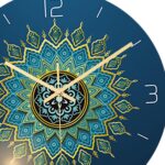 Islamic Decor Ramadan Eid Gift Round Islamic Wall Clock Mute Quartz Clocks A|Home & Garden|Home Decor|Clocks|Wall Clocks - Image 3