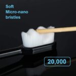 Toothbrush for Sensitive Gums, Micro Fur Manual Toothbrush with 20000 Soft Floss Bristle for Men, Women, Elderly, Braces and Gum Recessions, Protect Fragile Gums Pack Of 4 - Image 4