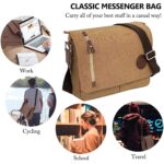 Storite Sling Cross Body Travel Office Business Satchel Messenger One Side Shoulder Bag for Men & Women - Image 5