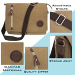Storite Sling Cross Body Travel Office Business Satchel Messenger One Side Shoulder Bag for Men & Women - Image 7