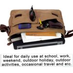 Storite Sling Cross Body Travel Office Business Satchel Messenger One Side Shoulder Bag for Men & Women - Image 9