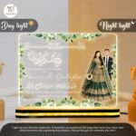 Islamic LED Acrylic Night Lamp Wedding Couple Design | Quran Verse Light | USB Powered Table Lamp | Warm Glow Bedroom Decor | Muslim Gift Idea |(8x6 Inch) - Image 5