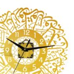 Acrylic Islamic Quartz Silent Wall Clock Muslim Eid Ramadan Golden|Home & Garden|Home Decor|Clocks|Wall Clocks - Image 3