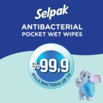 SELPAK Antibacterial Wet Wipes 3 Packs of 15sheets each - Image 4