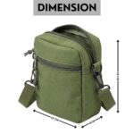 Small Sports Sling Messenger Bag – Mini Crossbody Chest Shoulder Phone Bag, Adjustable Strap, Lightweight Large Capacity Casual Waist Pack for Men & Women - Image 5