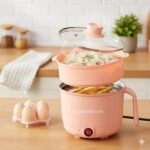 Regency Multi Cook Kettle With Steamer, Inner Pot, Double Layered Body, Variable Temperature Settings, Wide Mouth, Boiling, Steaming, Tea, Coffee, Egg, Vegetable Boiling (COOKEER) - Image 4