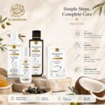 Fragrance Free Hajj & Umrah Kit with Face Wash, Shampoo, Hair Oil & Handmade Soap, SLS & Paraben Free/Combo of 4 Items - Image 5