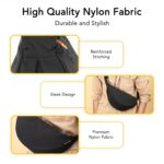 OBLIQUE Krescent Sleek Sling Bag for Men and Women | Small Black Crossbody Bag Made with Durable and Lightweight Polyester | Compact Design Fanny Pack with Adjustable Straps | Side Body Travel Bags - Image 3