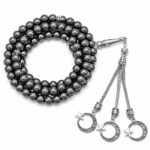 Crystal Heaven Tasbeeh Prayer Beads (Silver) - Image 3