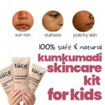 Tuco Kids 3-in-1 Kumkumadi Skincare Kit | Ayurvedic Kids Soap, Body Lotion & Face Cream | Red Sandalwood, Manjistha & Haldi | Clinically Tested | Paraben & SLS Free | Kids Skin Care | 0-12 Years Age - Image 3