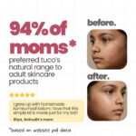 Tuco Kids 3-in-1 Kumkumadi Skincare Kit | Ayurvedic Kids Soap, Body Lotion & Face Cream | Red Sandalwood, Manjistha & Haldi | Clinically Tested | Paraben & SLS Free | Kids Skin Care | 0-12 Years Age - Image 5