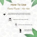 byPureNaturals 100% Natural Herbal Organic Reetha Powder | Soapnut | Aritha| Sapindus Mukorossi| For Healthy Long & Strong| Hair - 125gm - Image 7