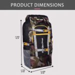 perfect star Rucksack bags 70 litres Travel Backpack Trekking Rucksack bag for Men & Women For tourist bag Hiking Travelling Bag 1 year Warranty (Multicolor) - Image 4