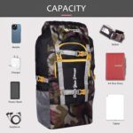 perfect star Rucksack bags 70 litres Travel Backpack Trekking Rucksack bag for Men & Women For tourist bag Hiking Travelling Bag 1 year Warranty (Multicolor) - Image 6