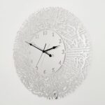 Acrylic Islamic Calligraphy Wall Clock Muslim for Living Room Silver|Home & Garden|Home Decor|Clocks|Wall Clocks - Image 3