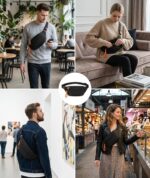 Crossbody Sling Bag for Women & Men, Adjustable Strap, Nylon Hands-Free Fanny Bag, Anti-Theft Travel Bag, Outdoor Adjustable Sports Waterproof Travel Waist Bag - Image 5