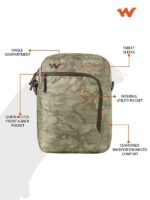 wildcraft Polyester Usling Normal Sling Bag/Messenger Bag/Cross Body Bag for Mens & Womens - Image 3