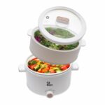 Pious 2L Multipurpose Electric Kettle Pot with Steamer Basket | Non-Stick Dual Power Cooker for Rice, Noodles, Soup, Milk & Baby Food | Compact Portable Cooking Pot for Students & Travelers - Image 8