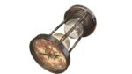 Antique Brass Hourglass with Compass | Nautical Collectible | Unique Vintage Desk Decor - Image 3