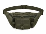 Tactical Waist Bag for Men & Women | Military Utility Fanny Pack | Water Resistant Outdoor Hiking Travel Running Belt Bag | Multi Pocket Crossbody Chest Bag | Adjustable Strap - Image 4