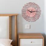 Islamic Quartz Wall Clock Pendulum Muslim Living Room Decoration Rose Gold|Home & Garden|Home Decor|Clocks|Wall Clocks - Image 3