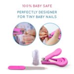 10in1 Baby Grooming Kit for Newborns, Toddler & Kids | Portable Healthcare Accessories Set with Nail Cutter, Thermometer, Hair Comb, Tweezer & More | Perfect Nursery Gift - Image 5