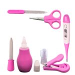 10in1 Baby Grooming Kit for Newborns, Toddler & Kids | Portable Healthcare Accessories Set with Nail Cutter, Thermometer, Hair Comb, Tweezer & More | Perfect Nursery Gift - Image 9
