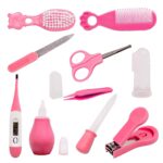 10in1 Baby Grooming Kit for Newborns, Toddler & Kids | Portable Healthcare Accessories Set with Nail Cutter, Thermometer, Hair Comb, Tweezer & More | Perfect Nursery Gift - Image 10