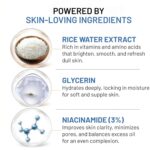 CACHINS GlowMist 3% Niacinamide Rice Water Face Toner - 150ml | Hydrating & Balancing Toner for Clear, Glowing Skin | Alcohol-Free Daily Facial Mist for Women & Men - Image 6