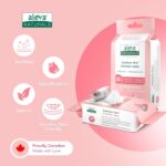 Aleva Naturals Bamboo Intimate Wipes Women - 100% Organic Canadian Feminine Hygiene Cleanser Wipes Femina Intimate Wet Wipes - pH Balanced Unbleached Aloe Vera, Chamomile and Tea Tree Oils Hygiene Wet Wipes (1, 30 Count) - Image 3