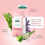 Aleva Naturals Bamboo Intimate Wipes Women - 100% Organic Canadian Feminine Hygiene Cleanser Wipes Femina Intimate Wet Wipes - pH Balanced Unbleached Aloe Vera, Chamomile and Tea Tree Oils Hygiene Wet Wipes (1, 30 Count) - Image 5