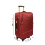 STUNNERZ Polyester 24.01 inches Soft Suitcase (ST-SP-2-SZ-(24) Maroon_Maroon) - Image 7